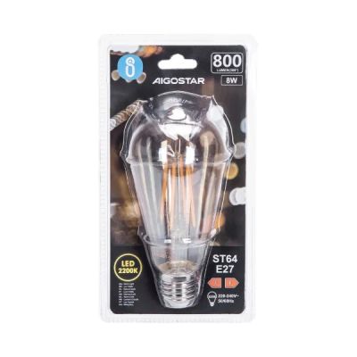 Aigostar LED 'Filament', 8W, E27 