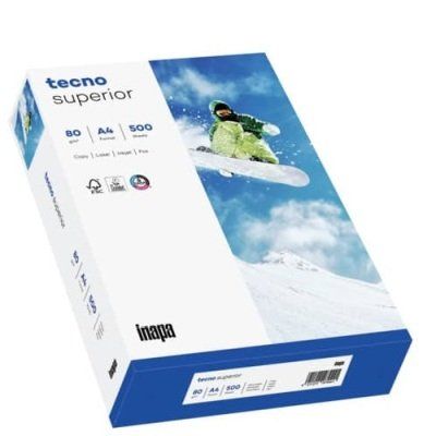 Kopierpapier tecno® superior - A4, 80 g/qm, weiß, 500 Blatt