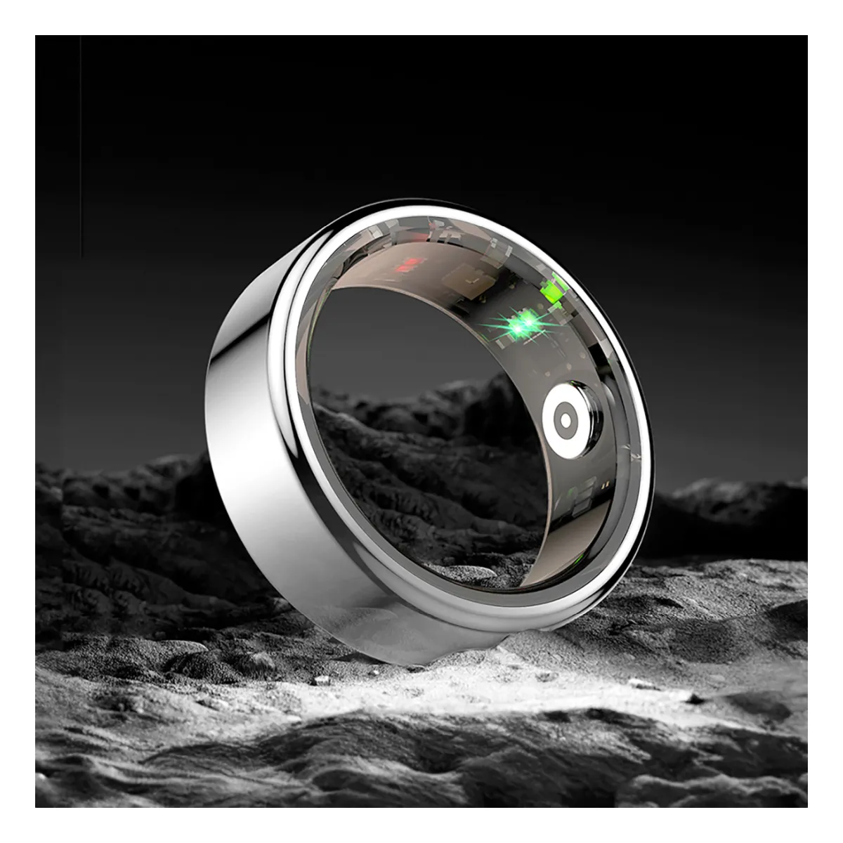 Fontastic Smart Ring “Fyri“ Fitness Gesundheitstracker silber | Größe 9