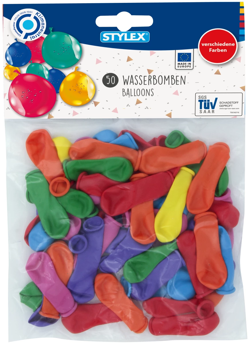 Stylex Wasserbomben, 50 Stück