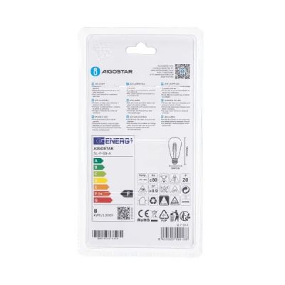 Aigostar LED 'Filament', 8W, E27 