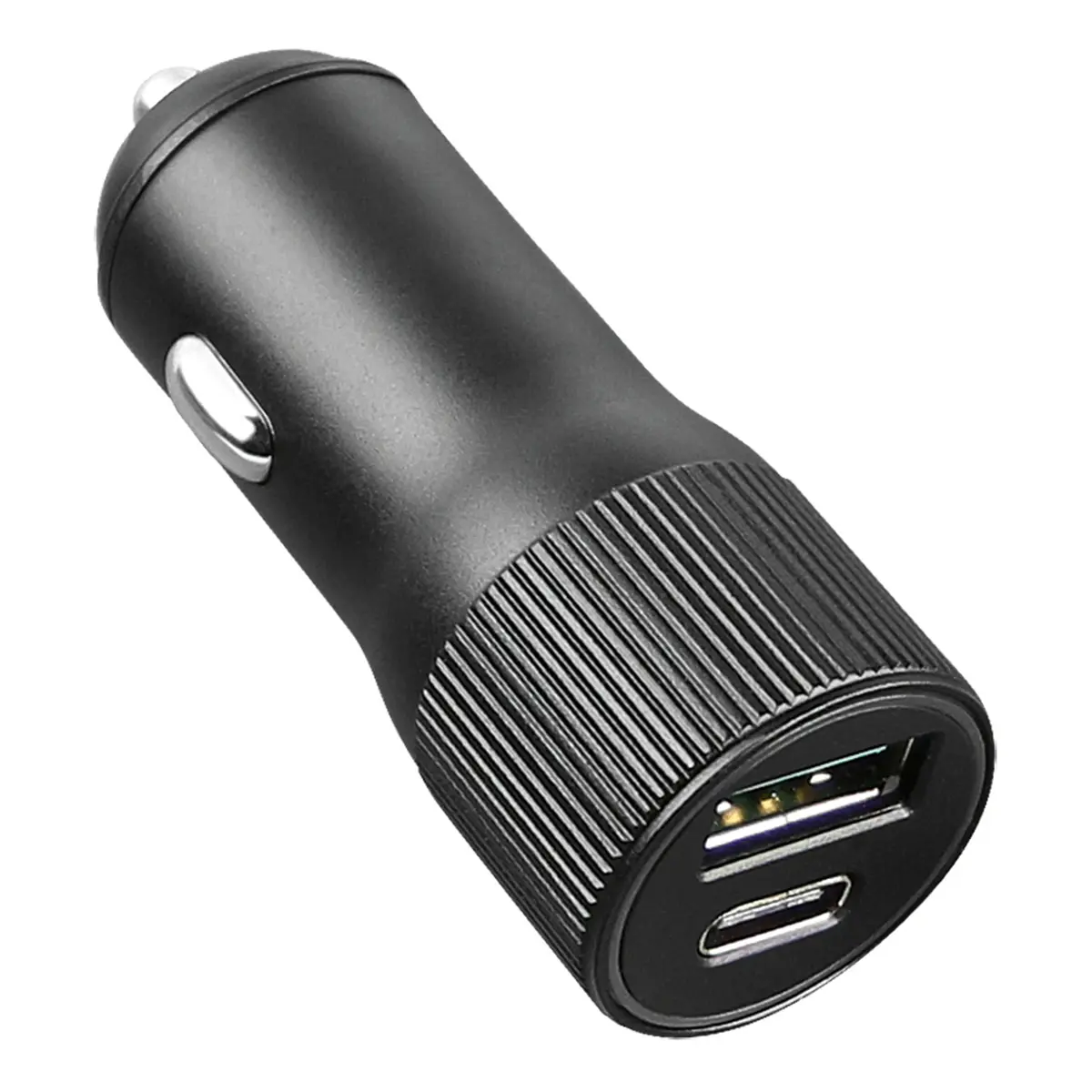 Fontastic Kfz-Ladeadapter Dual Port Alo 30Watt grau