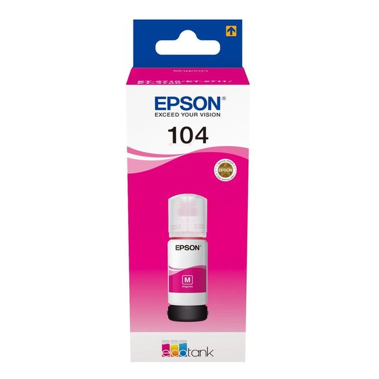 Druckertinte Epson 104 magenta 65 ml | 7.500 Seiten (C13T00P340)