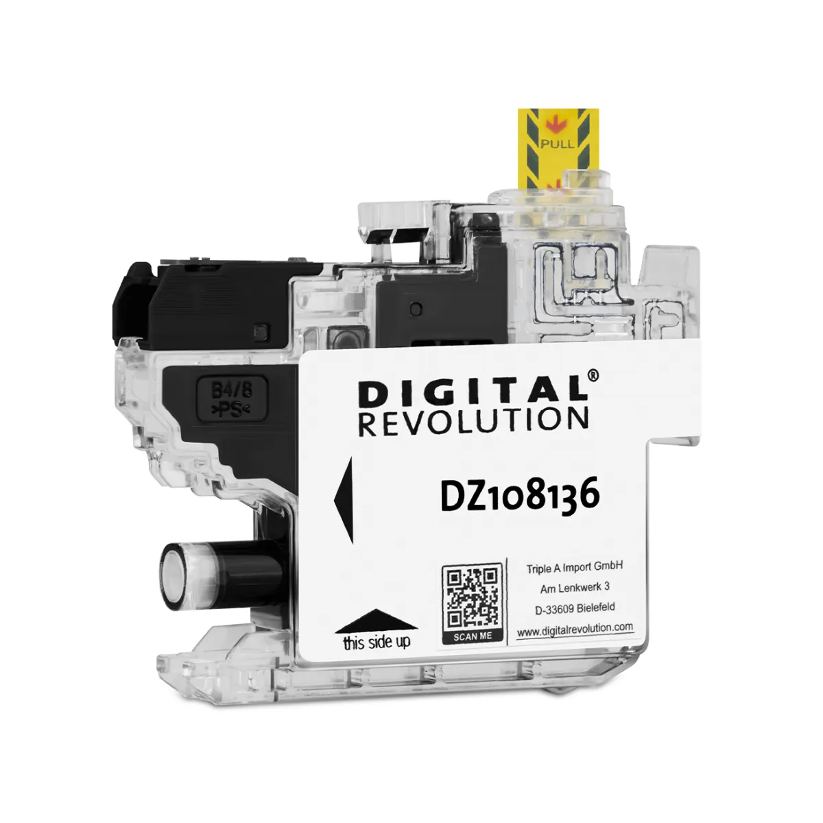 Brother LC-421 - alternative Patrone 'schwarz' 500 Seiten - Digital Revolution Digital Revolution alternative Patrone Tinte Brother LC-421XLBK schwarz