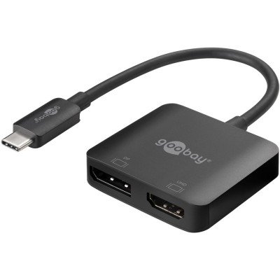 Goobay USB-C™-Adapter auf DisplayPort und HDMI™