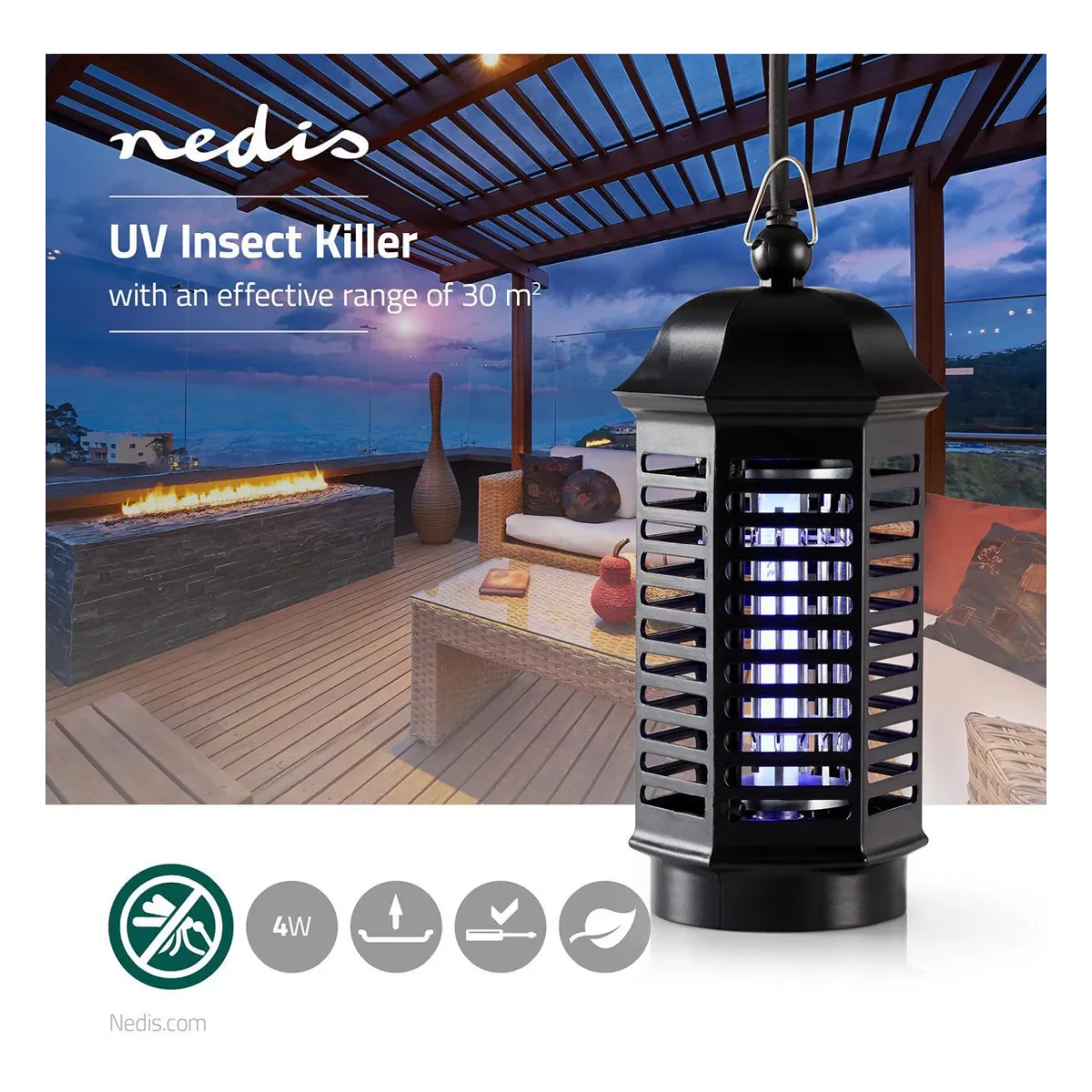 Nedis Moskito Stop-Lichtfalle