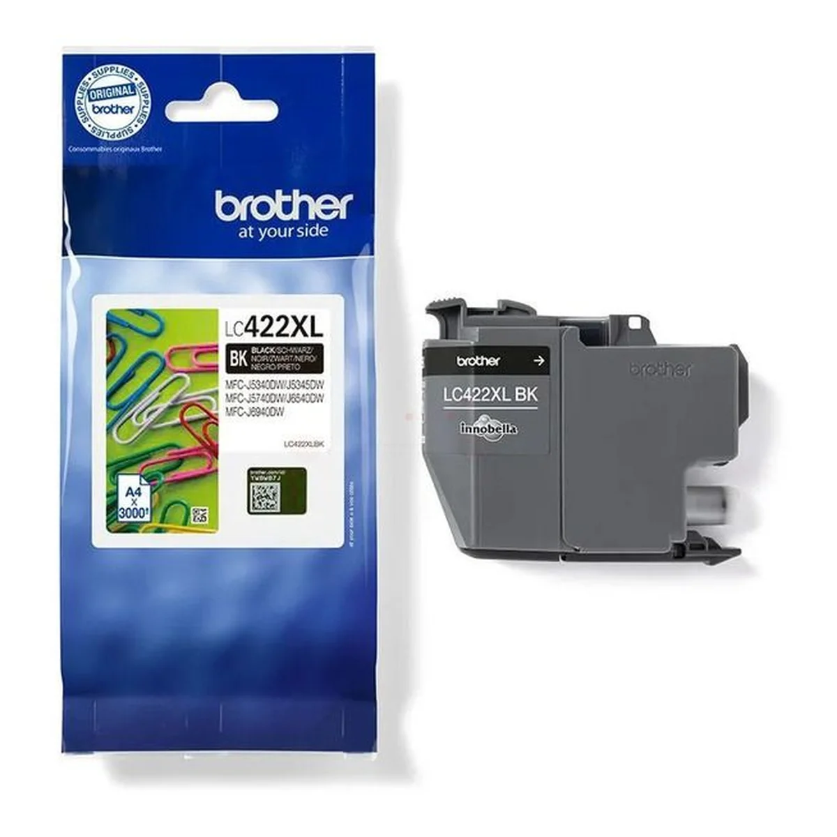 Druckerpatrone Brother LC-422XLBK schwarz 3.000 Seiten