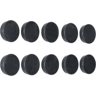 Magnet - Ø 24mm, 300 g, 10 Stück, schwarz