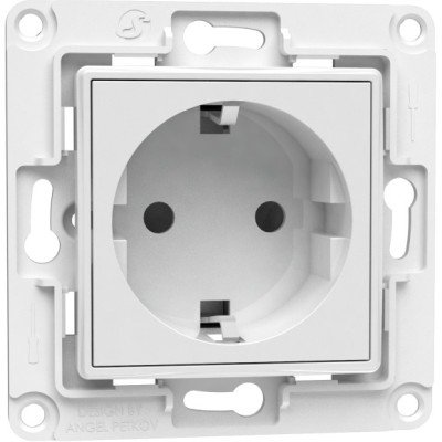 Home Shelly Accessories “Wall Socket EU“ Wandsteckdose Weiß