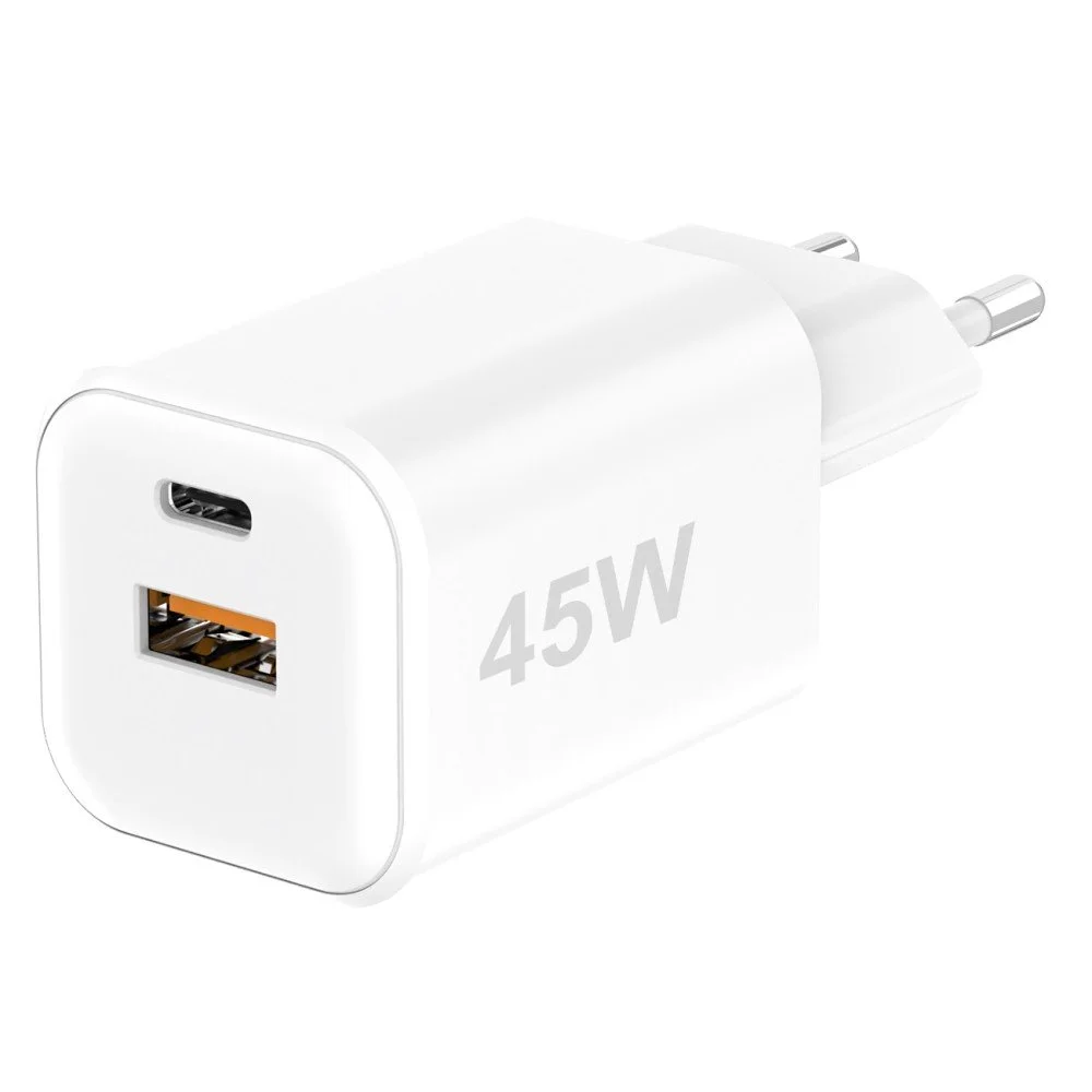 Fontastic Netzteil MINI GaNto 45W Type-C PD + USB-A FC weiß