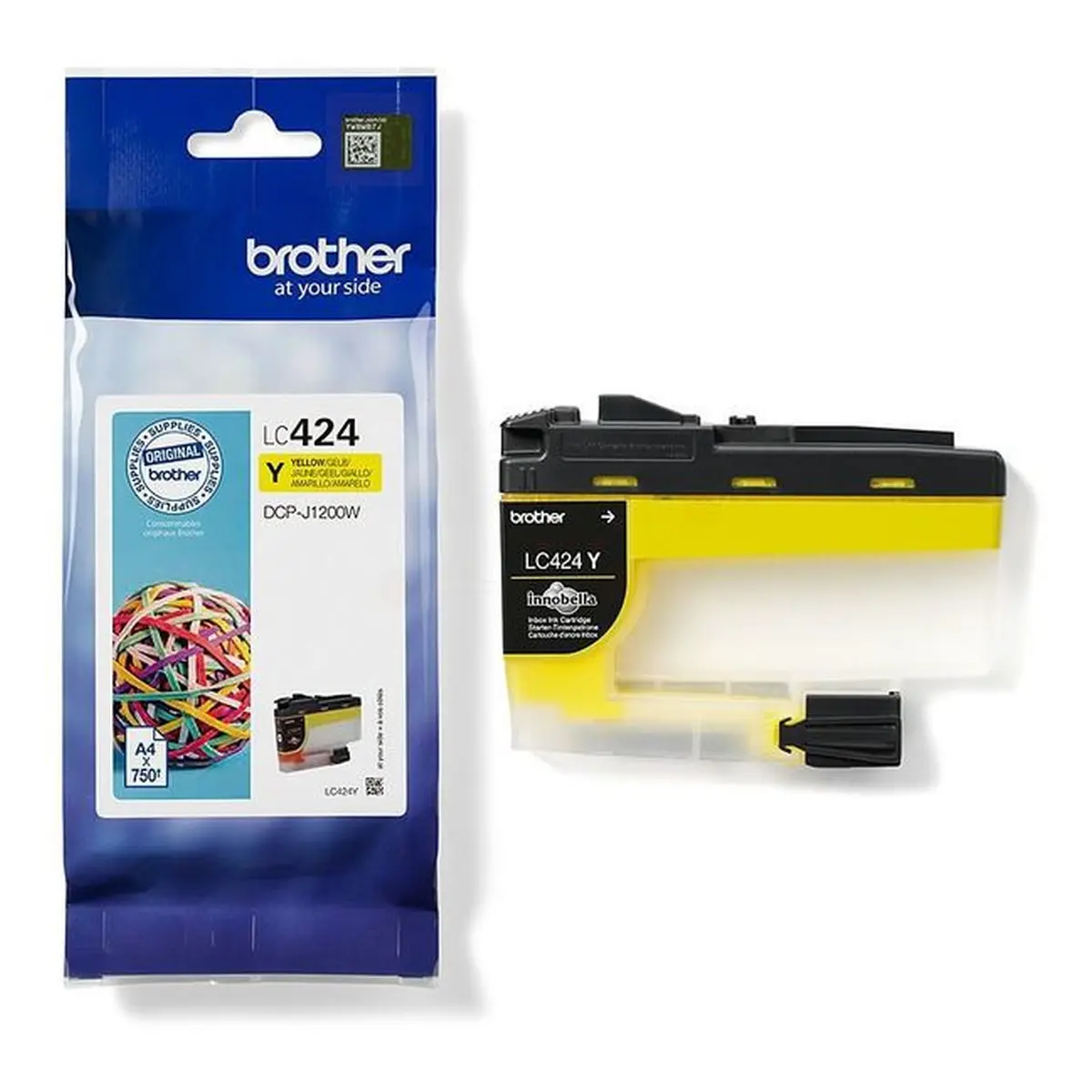 Druckerpatrone Brother LC-424Y 750 Seiten