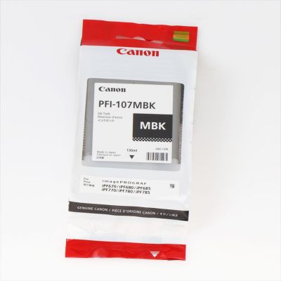 Canon Druckerpatrone 'PFI-107MBK' matt schwarz 130 ml