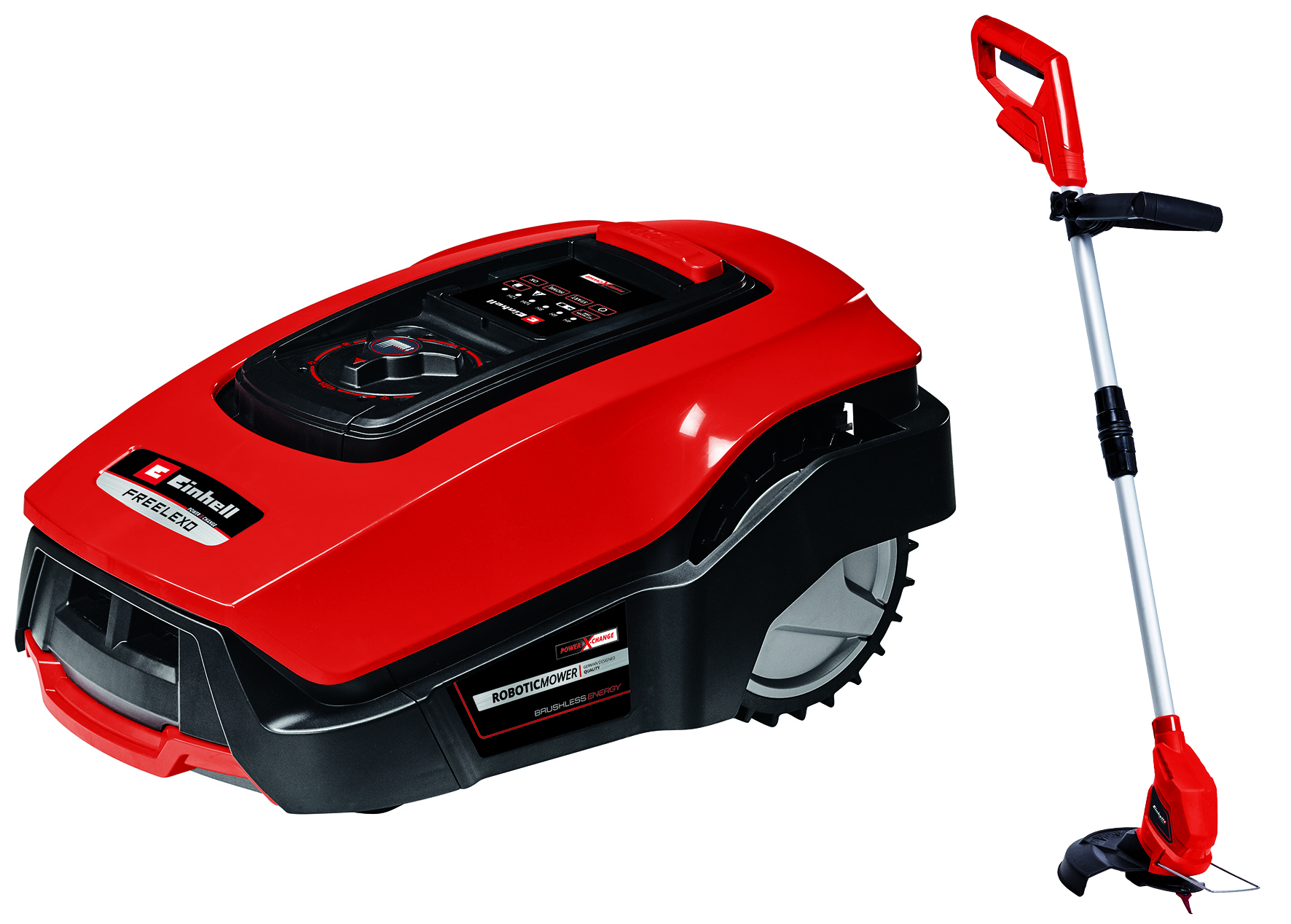 Einhell Mähroboter + Trimmer Set FREELEXO 1000BT