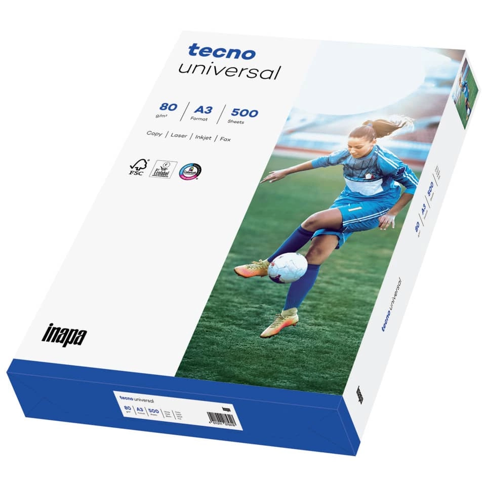 Kopierpapier tecno® universal - A3, 80 g/qm, weiß, 500 Blatt