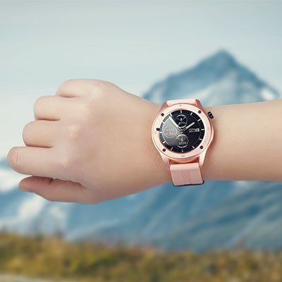 Smarte Armbanduhr mit Pulsmessung