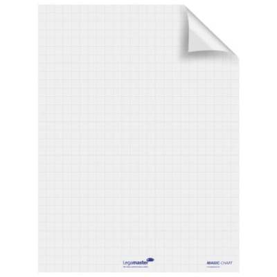 Schreibfolie Magic-Chart flipchart - 60 x 80 cm, 25 Blatt, weiß, kariert