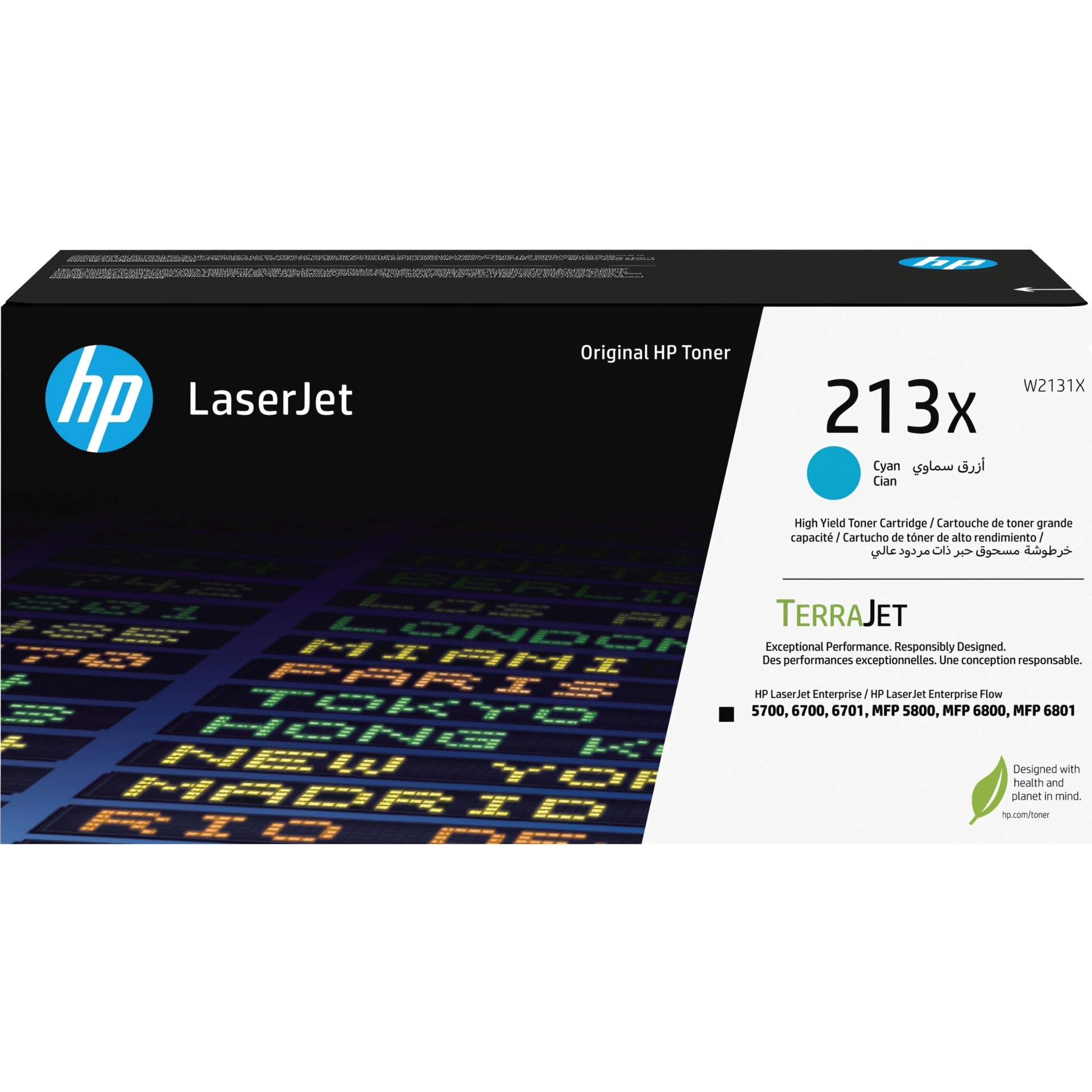 HP 213X Toner cyan 6.000 Seiten (W2131X)