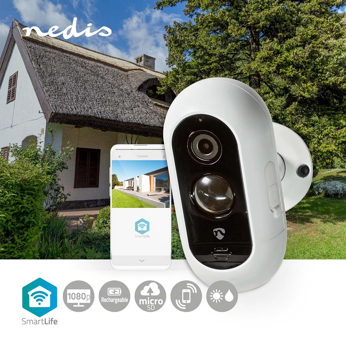 SmartLife IP Außenkamera - Nedis