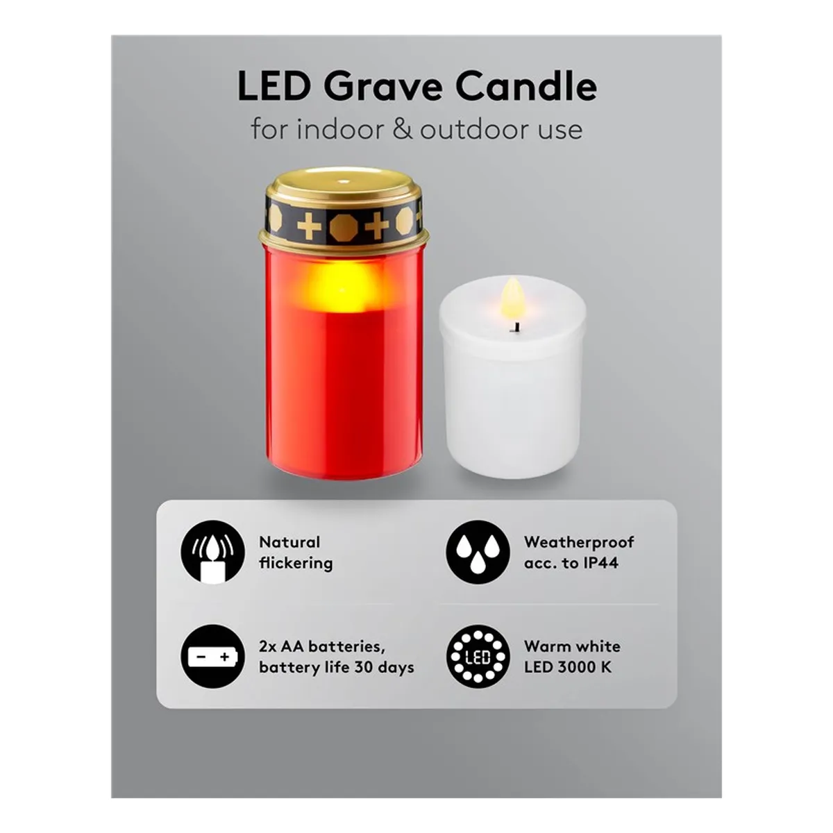 Goobay LED-Grablicht, rot