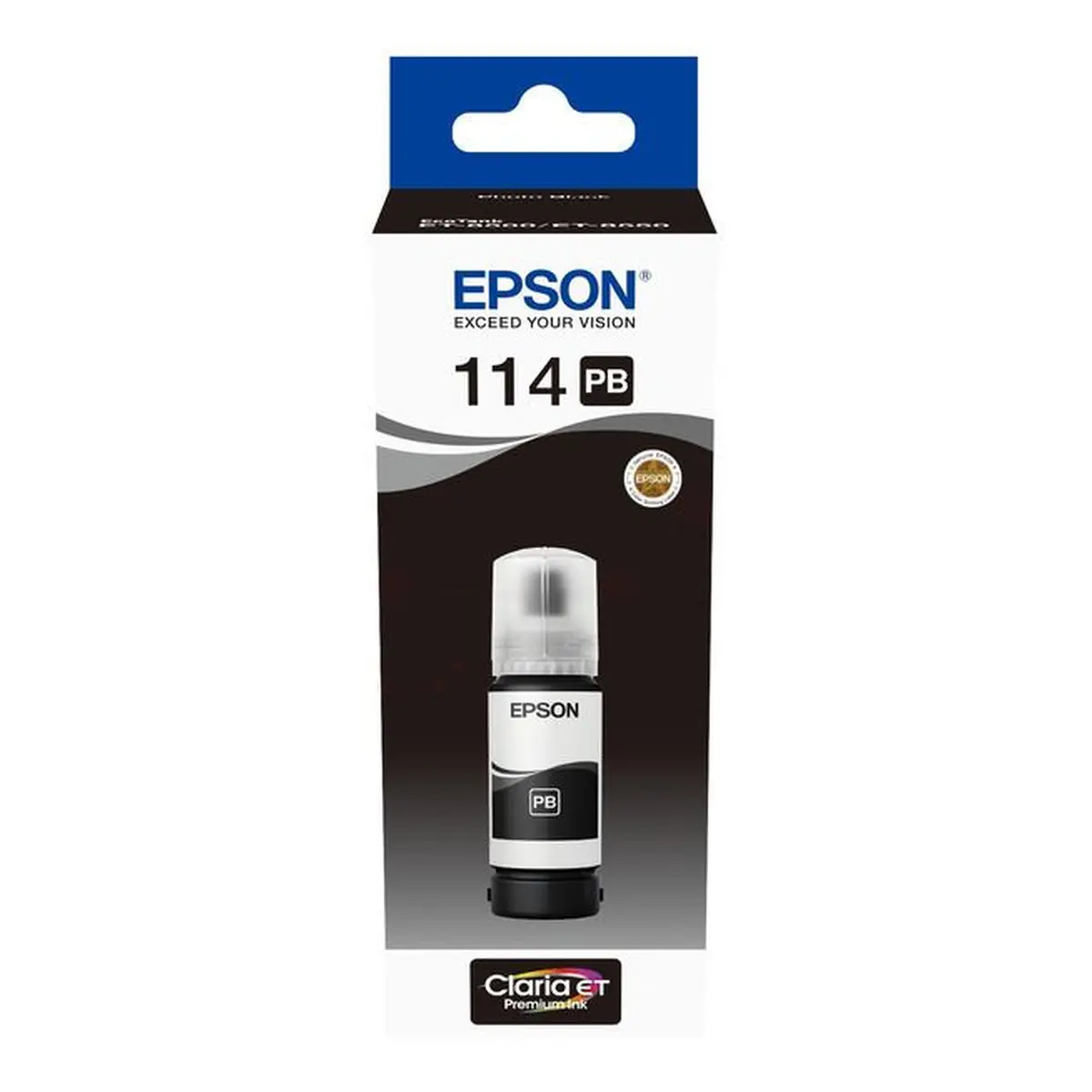 Druckertinte Epson 114 schwarz foto 70 ml | 6.700 Seiten (C13T07B140)