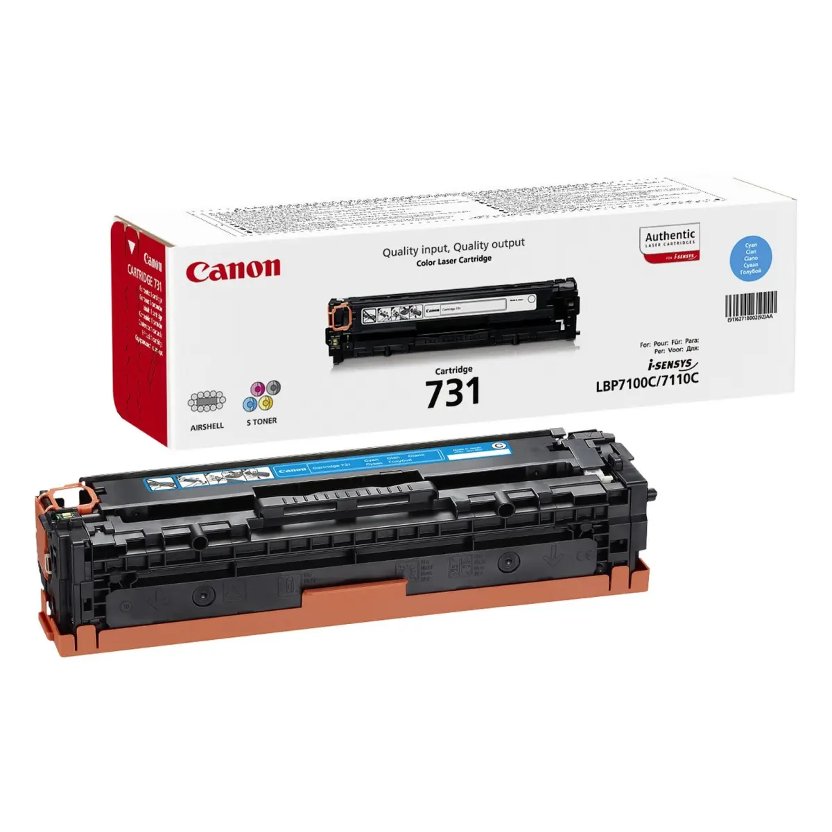 Canon 731C Toner cyan 1.500 Seiten (6271B002)