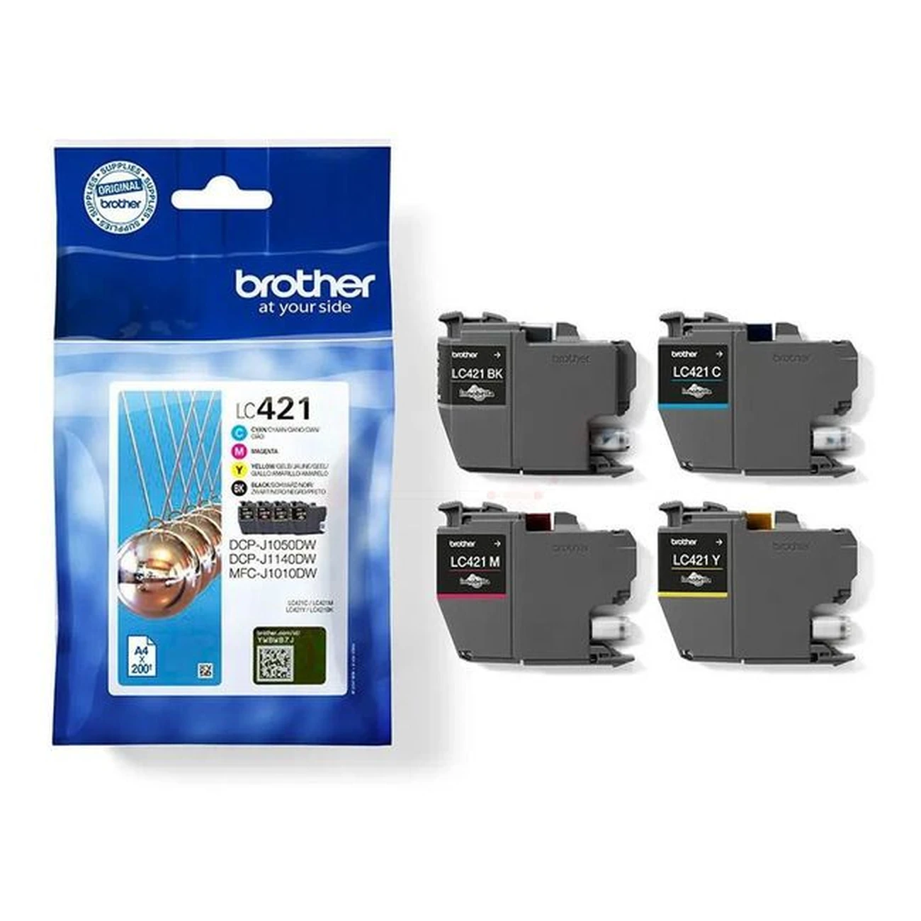 Druckerpatronen MultiPack Brother LC-421VAL 800 Seiten
