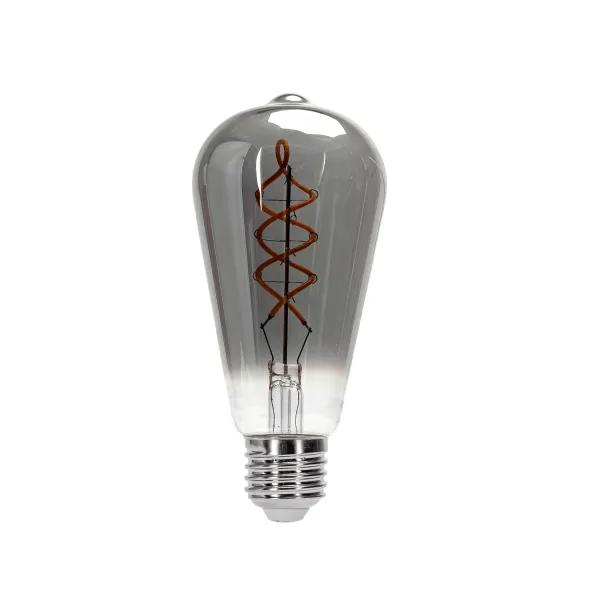 Aigostar LED Rauchglas Filament Lampe ST64 E27 4W
