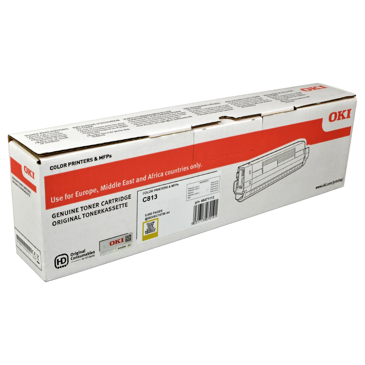 OKI 46471113 Toner gelb  5.000 Seiten