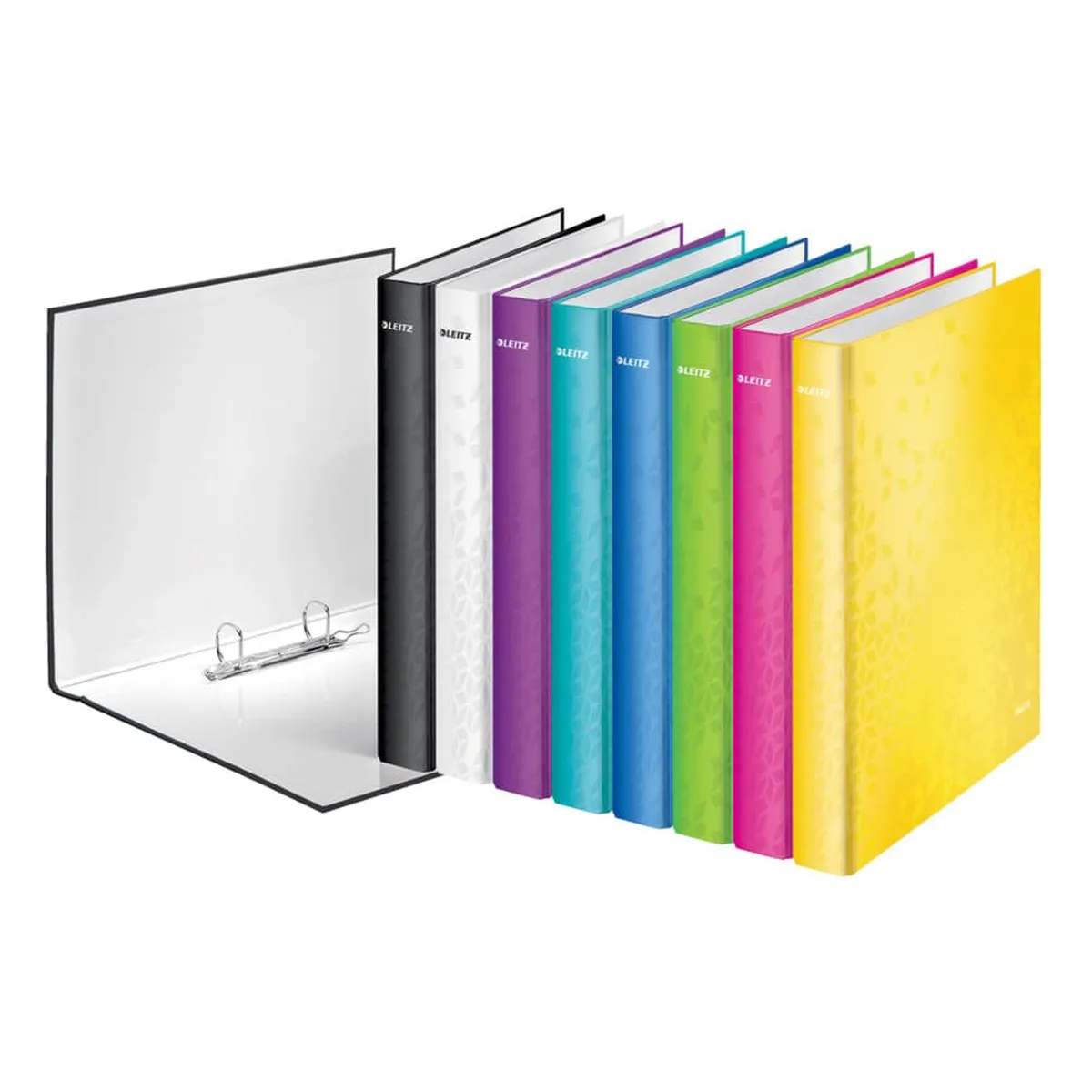 Leitz Ringbuch WOW, A4 maxi, PP, 2 Ringe Ø25 mm, violett