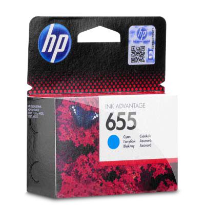 HP Druckerpatrone '655' cyan 600 Seiten