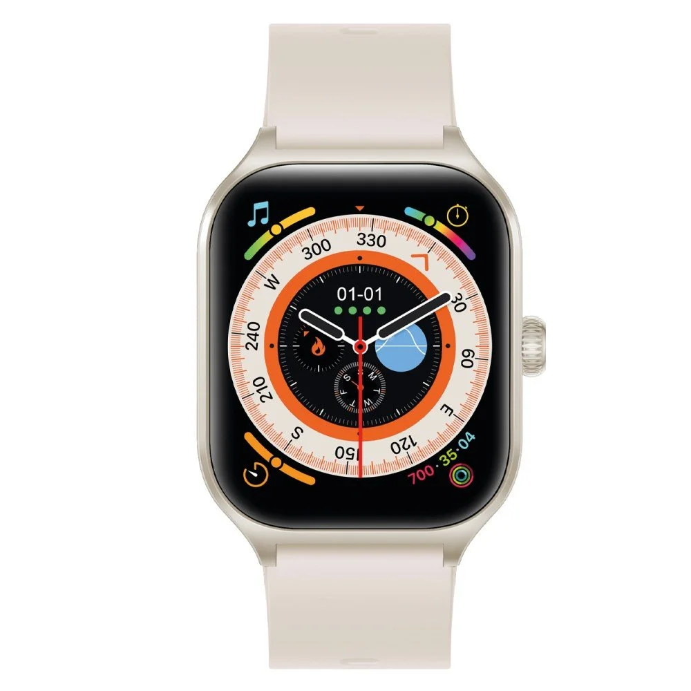 Fontastic Timor Smartwatch, 2,01“ Display BT Call, champagne