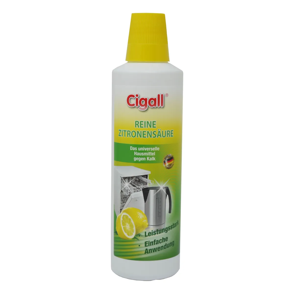 Cigall Reine Zitronensäure 500 ml Rundflasche Cigall Reine Zitronensäure 500 ml Rundflasche