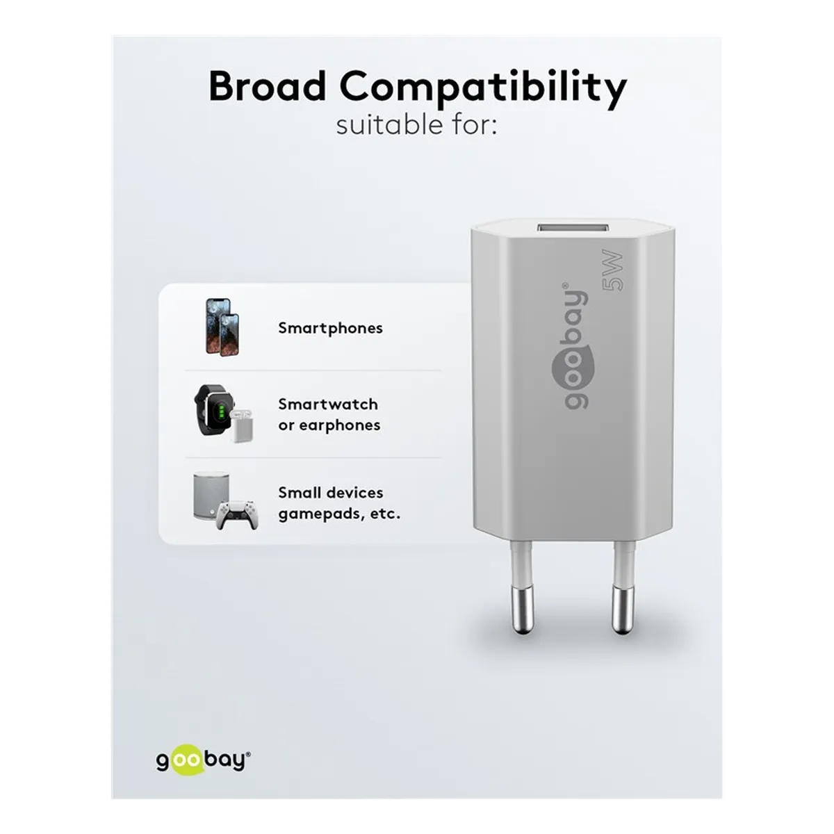 Goobay USB-Ladegerät 1 A