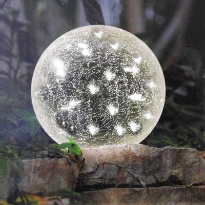 Solarkugel “Crackle-Glas“ 