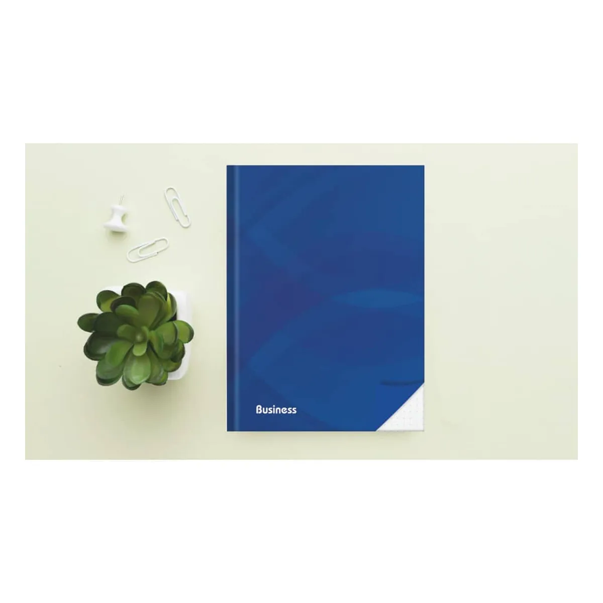 RNK Verlag Notizbuch Business - A5, Hardcover, dotted, 96 Blatt, blau