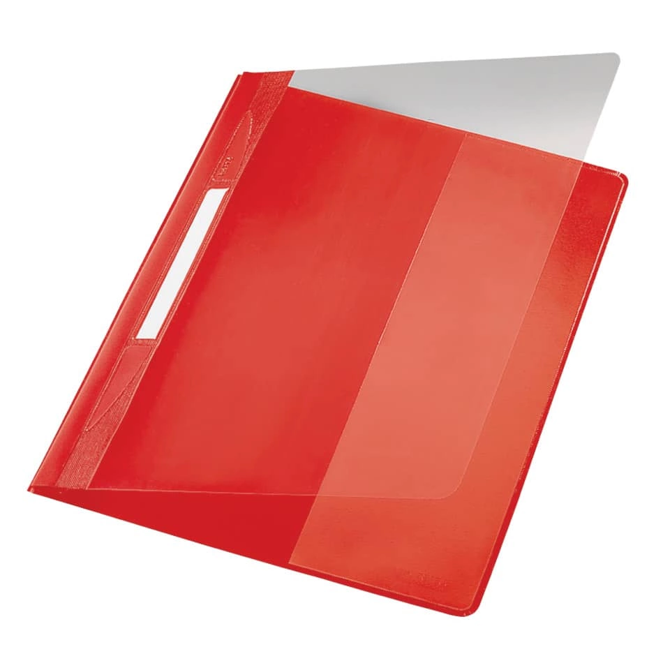Leitz Hefter Exquisit, A4, Überbreite, PVC, rot