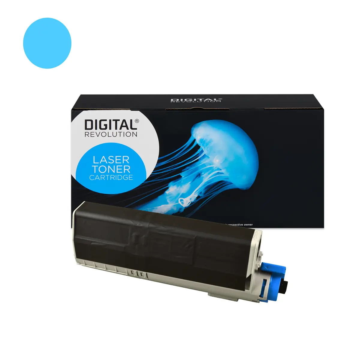 Alternativ-ECO-Toner OKI 46490607 Cyan – Digital Revolution