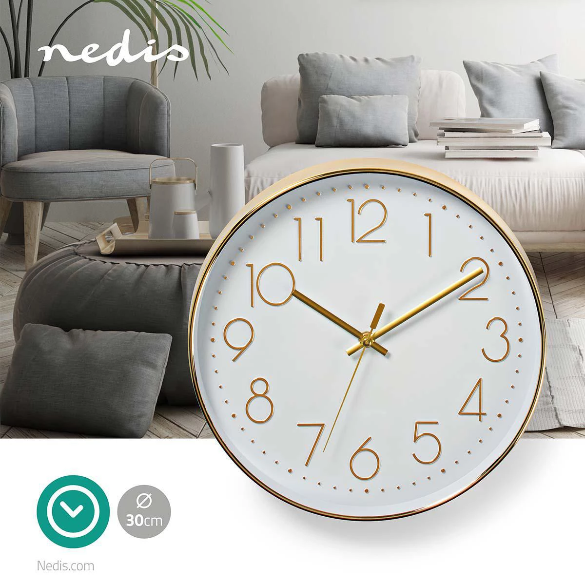 Nedis Wanduhr