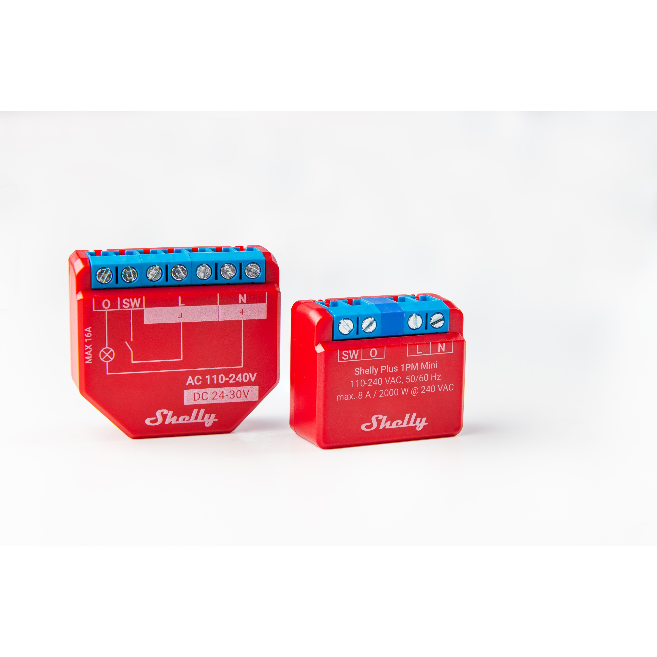 Home Shelly Relais “Plus 1PM Mini“ WLAN BT Messfunktion - max 8A - 1 Kanal