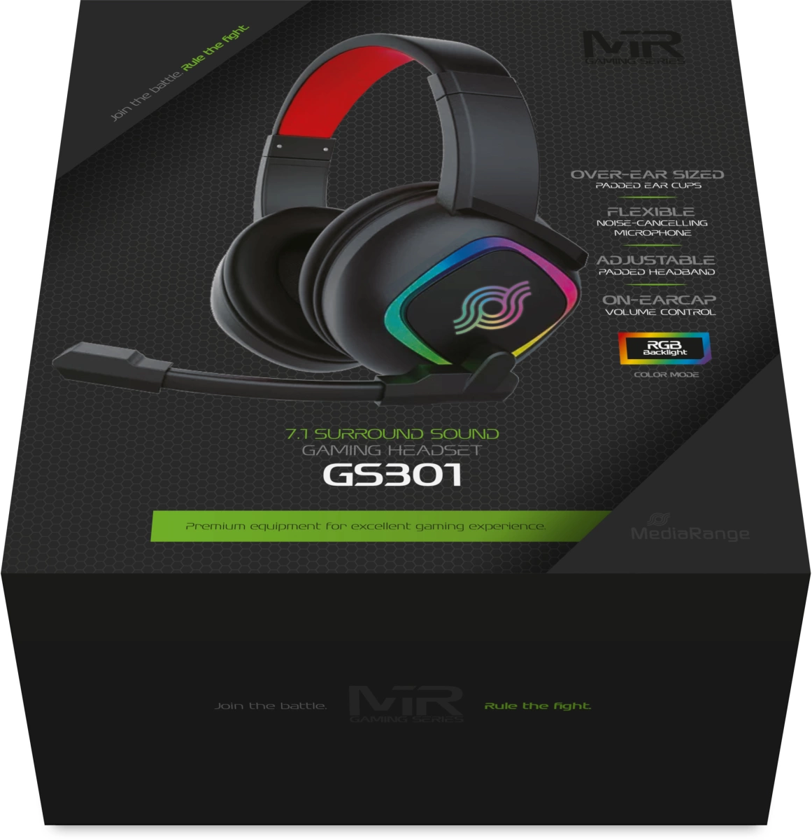 MediaRange 7.1 Surround Sound Gaming-Headset