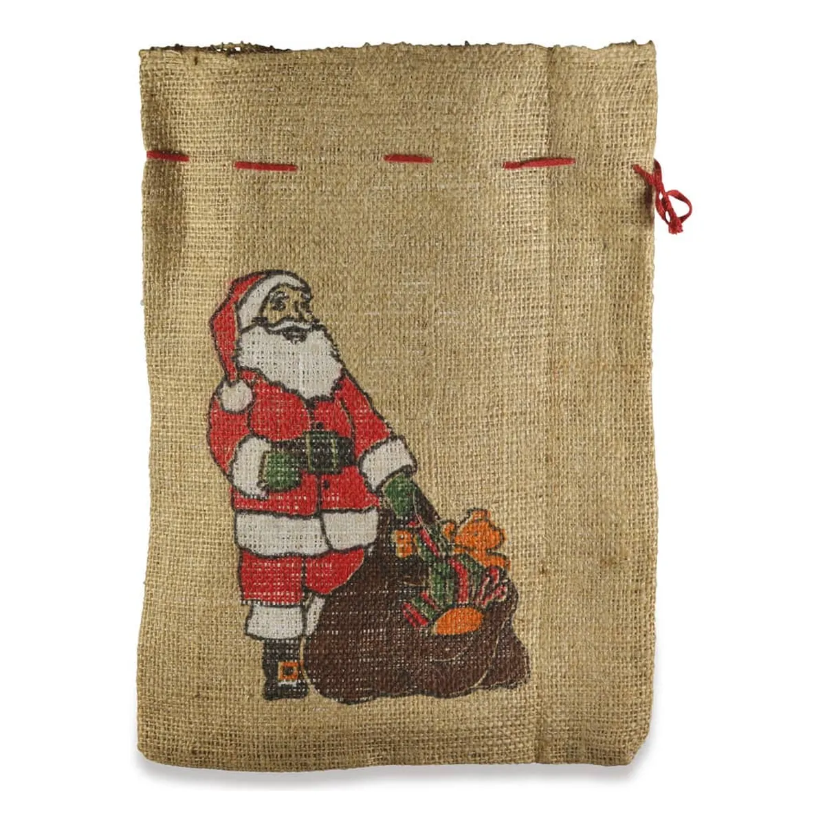 Weihnachtlicher Jutesack