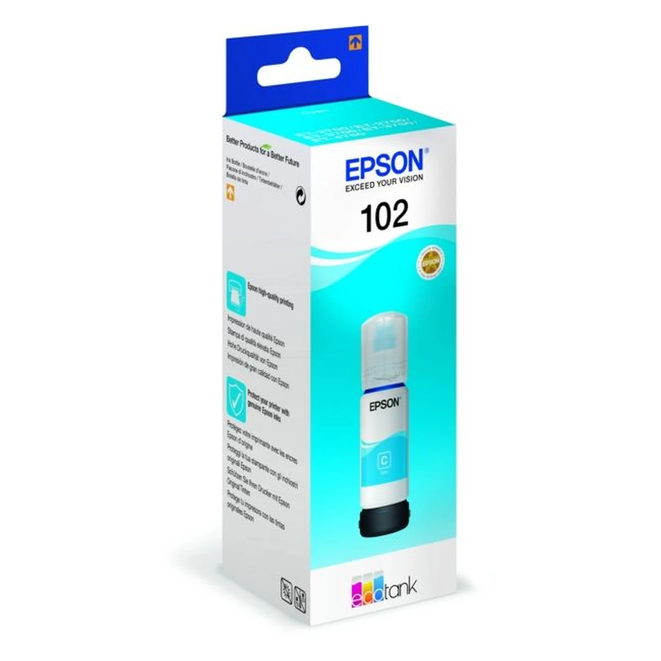 Druckertinte Epson 102 cyan 70 ml | 6.000 Seiten (C13T03R240)