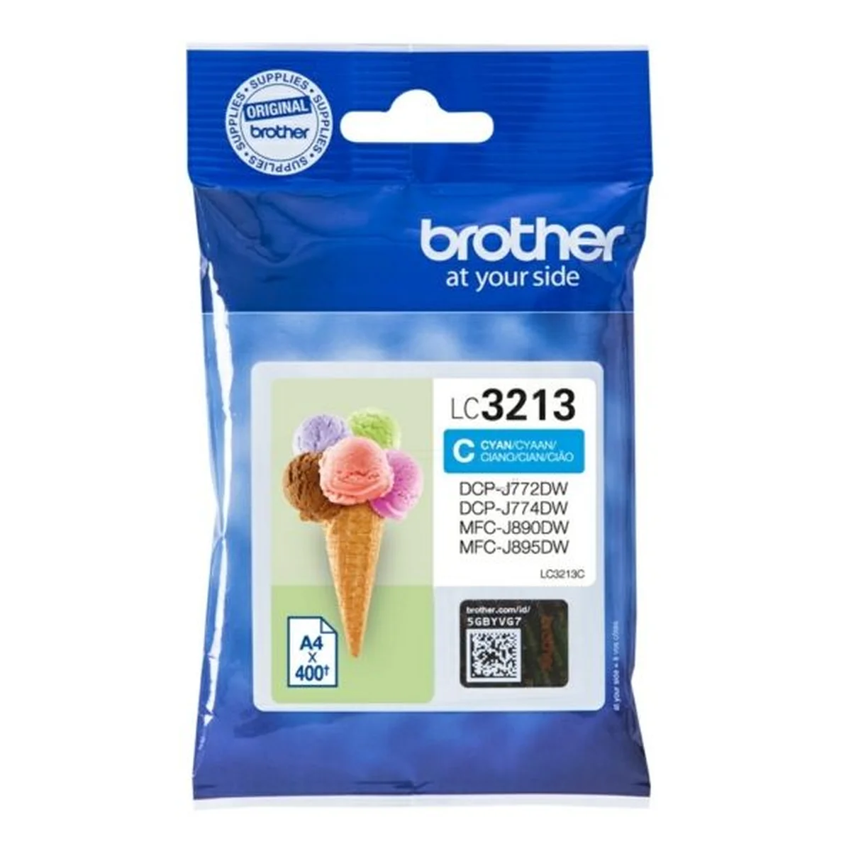 Druckerpatrone Brother LC-3213C cyan 400 Seiten