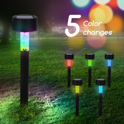 Aigostar LED Solar Außenleuchte mit Farbwechsel