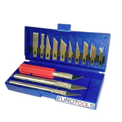 Eurotools Präzisionsmessersatz 16-tlg.