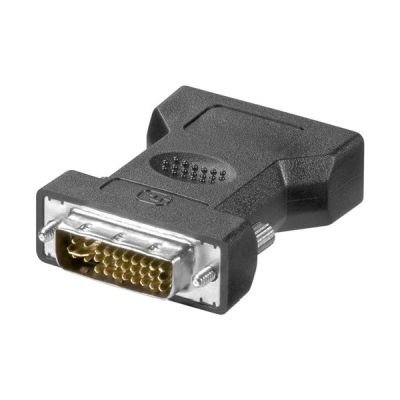 Goobay Analoger DVI-I/VGA Adapter, vergoldet