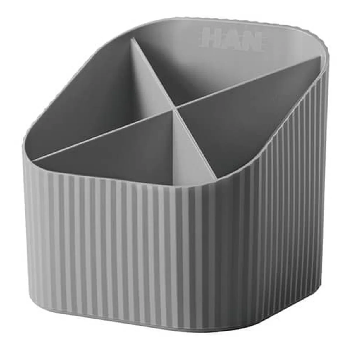 HAN Schreibköcher Re-X-LOOP - 4 Fächer, dunkelgrau