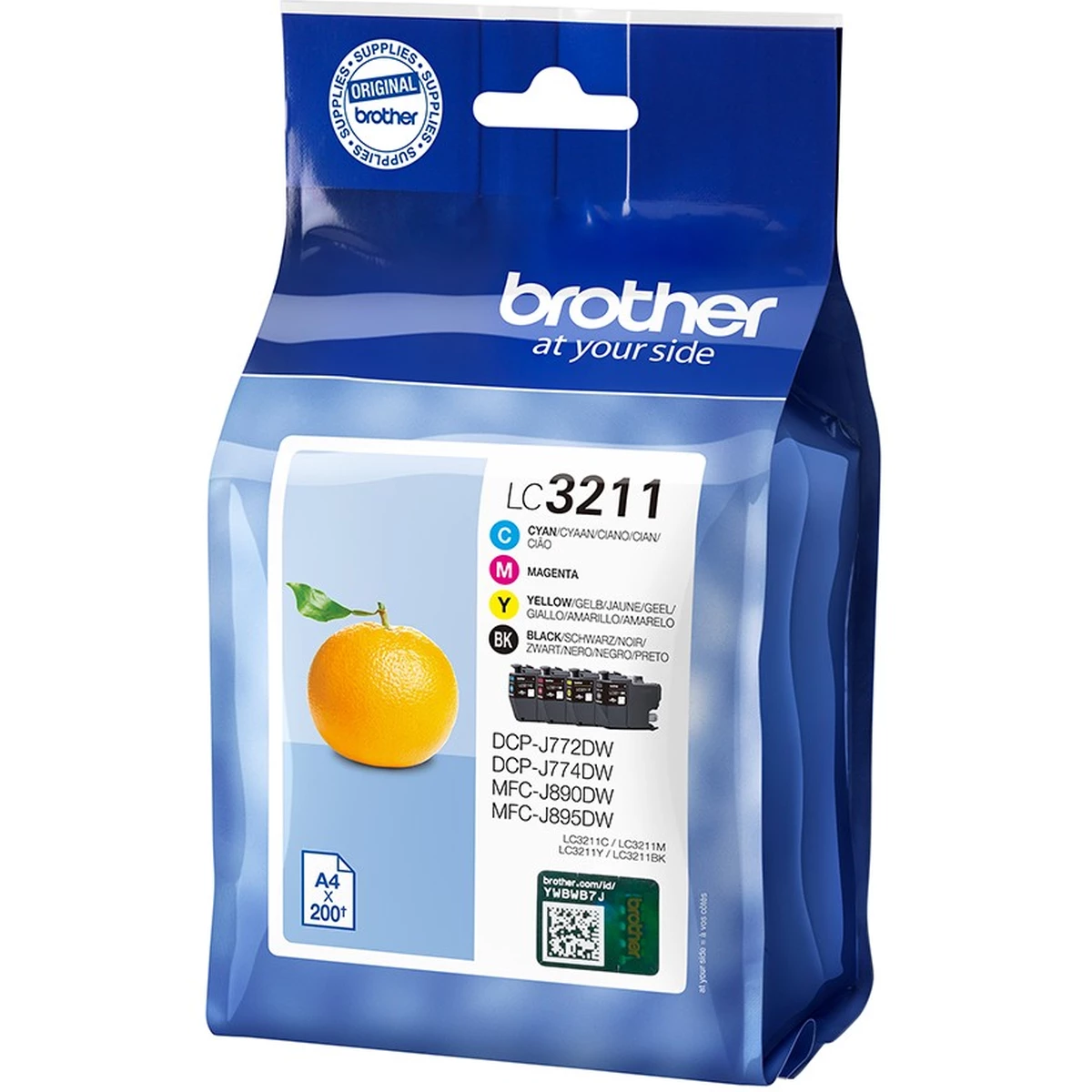 Brother MultiPack 'LC-3211' BCMY 800 Seiten