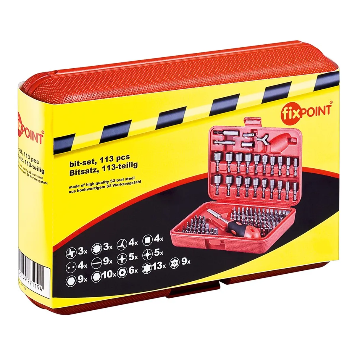 Fixpoint Bitsatz, 113-teilig