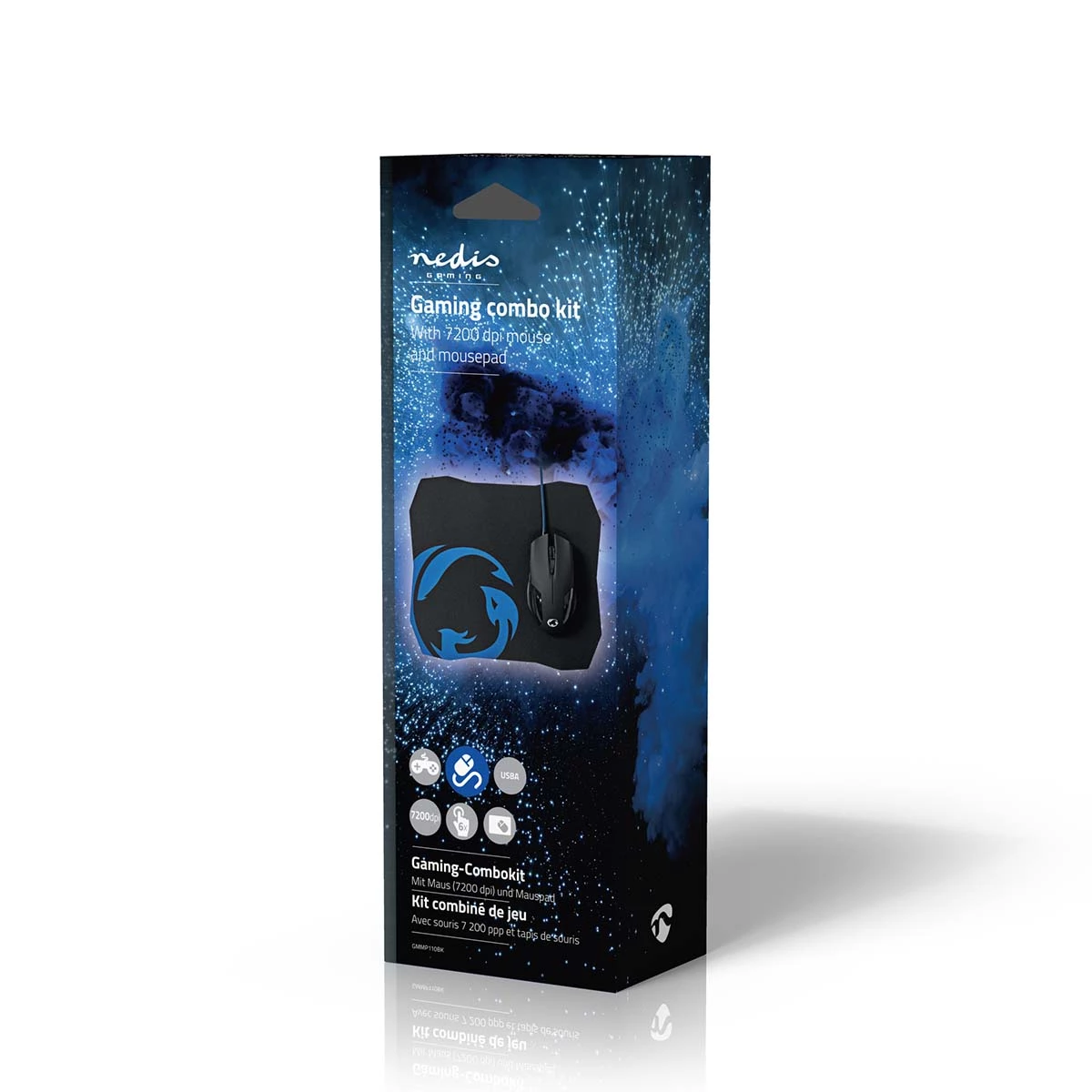 Nedis Gaming Mouse & Mouse Pad Set Nedis Gaming Mouse & Mouse Pad Set
